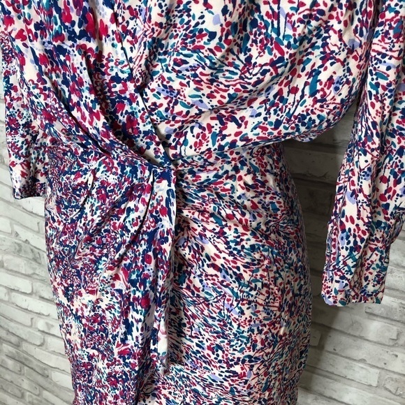 IRO Firenze wrap mini dress, size XS / 2 - Picture 5 of 10